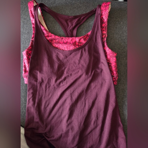 Lululemon Racerback Tank With Built In Bra - Picture 6 of 6